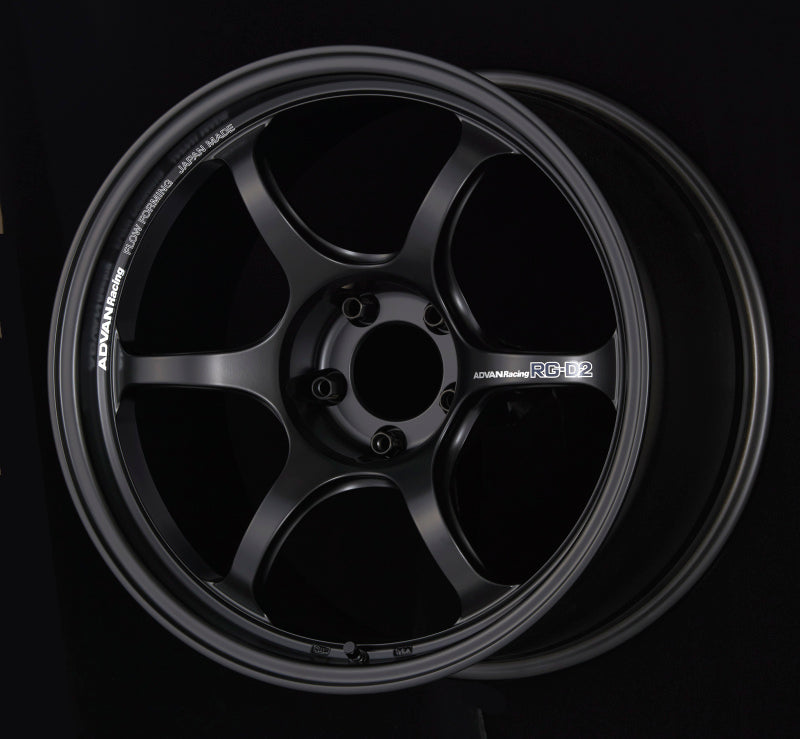 Advan RG-D2 18x9 +31 5x114.3 Semi Gloss Black Cast Wheel