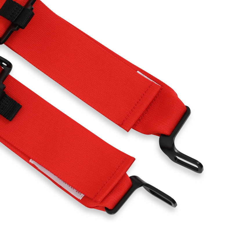 RaceQuip RQP711011RQP Red Latch & Link 5-Point Racing Harness