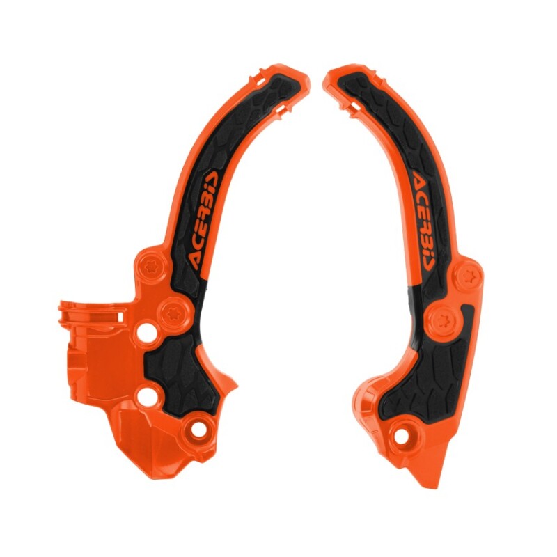 Acerbis X-Grip Frame Guard for 2024-2025 KTM 50 SX and Husqvarna TC50 - Orange/Black