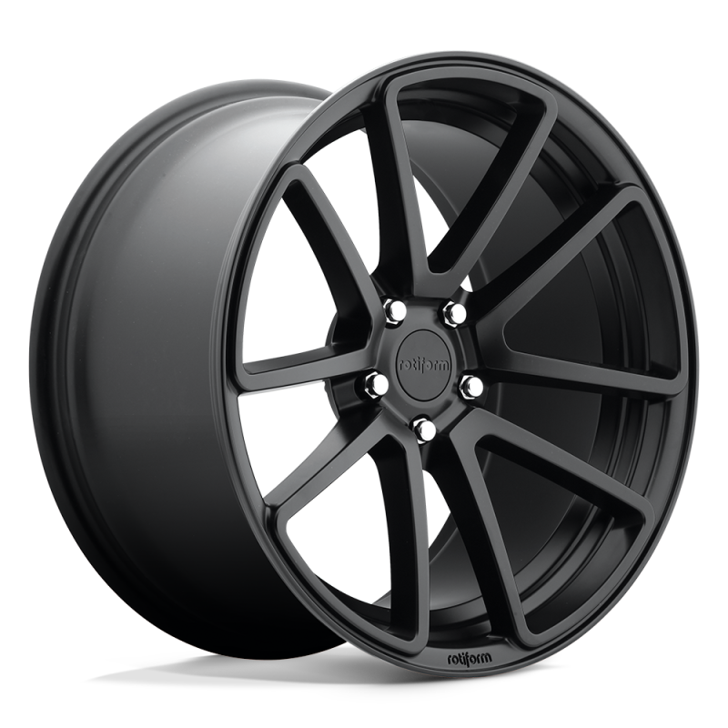 Rotiform - R122 SPF Wheel 18x8.5 5x112 45 Offset - Matte Black - R1221885F8+45