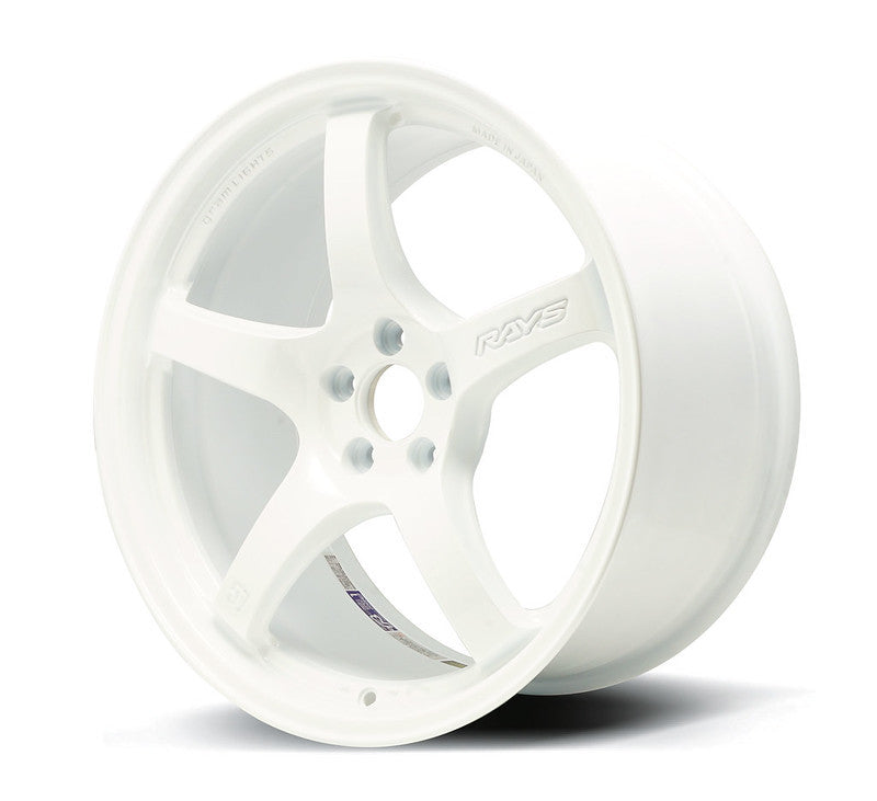 Gram Lights 57CR 18X9.5 +38 5X100 Ceramic White Pearl