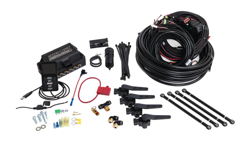 Air Lift Performance 3H Air Management System with 1/4-Inch Air Line, No Tank or Compressor - Part Number ALF27690