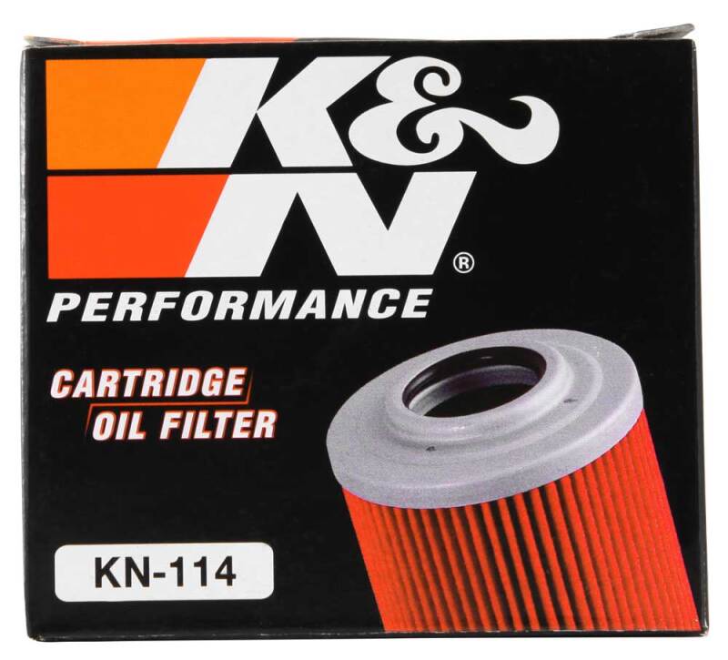 K&N Engineering KN-114 Powersports Cartridge Oil Filter for Honda Rancher AT and 4x4 Models