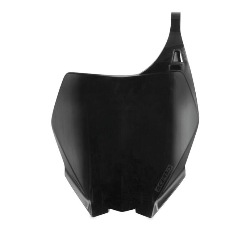 Acerbis Front Number Plate for 2006-2012 Yamaha YZ and 2006-2009 YZ250F/450F, Black - AC B2042390001