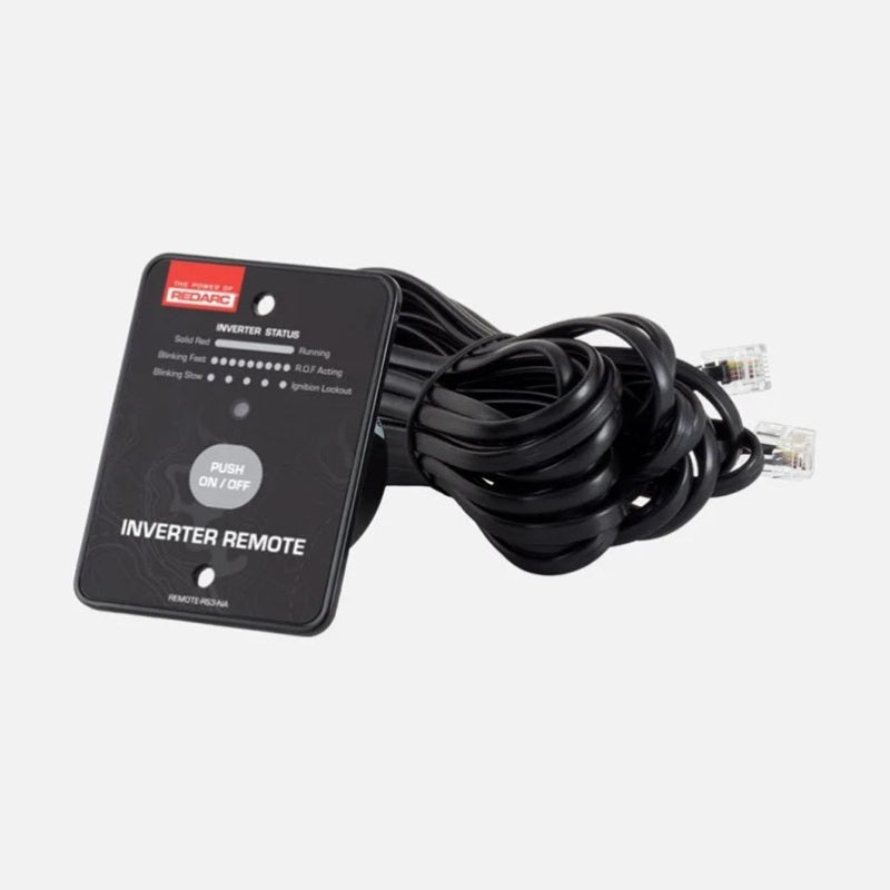 REDARC RS3 Inverter Remote Control Switch - Flush Mountable Remote for RS3 Series Inverters
