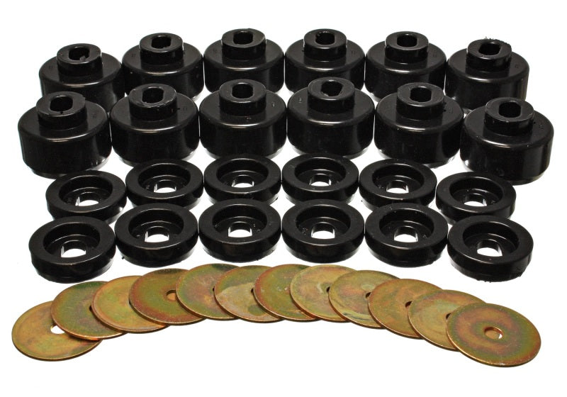 Energy Suspension eng3.4156G Body Mount Set - Black