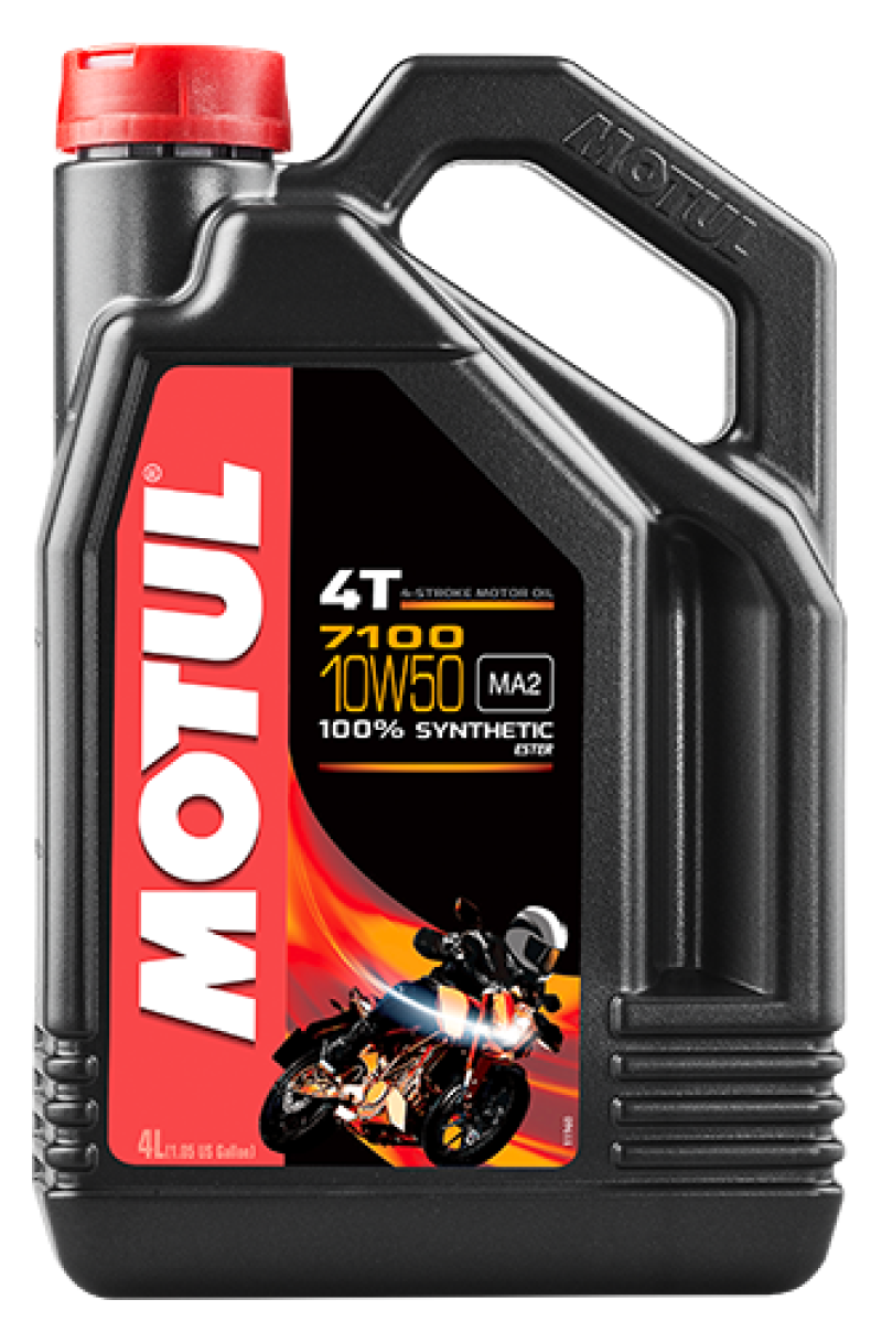 Motul 4L 7100 4-Stroke Engine Oil 10W50 4T - Case of 4