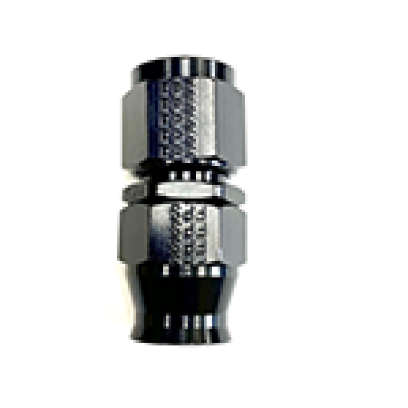 Fragola fra680106-BL -6AN Real Street Straight Hose End, Black, for PTFE Hose