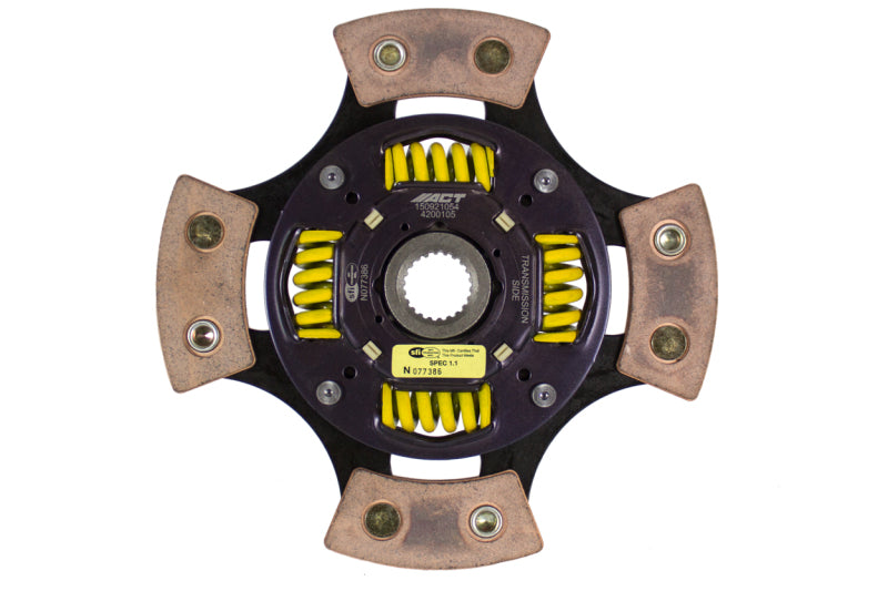 ACT 4200105 4-Pad Sprung Race Clutch Disc for 1990–1993 Mazda Miata