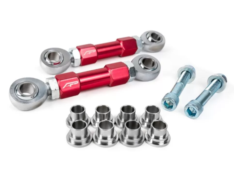 Agency Power Rear Adjustable Sway Bar Links for 2017–2019 Can-Am Maverick X3 X RS DS RC, Red