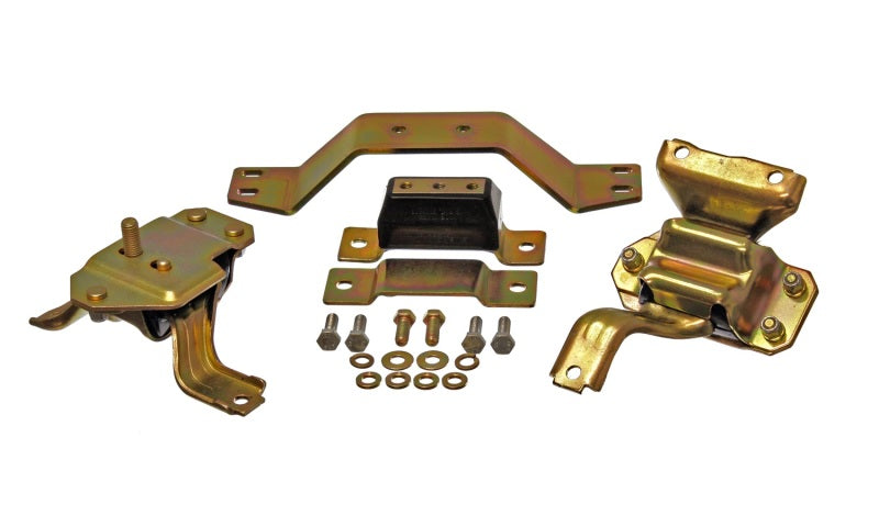 Energy Suspension - eng4.1130G - 1999-2004 Ford Mustang 4.6L V8 Black Motor and Transmission Mount Set