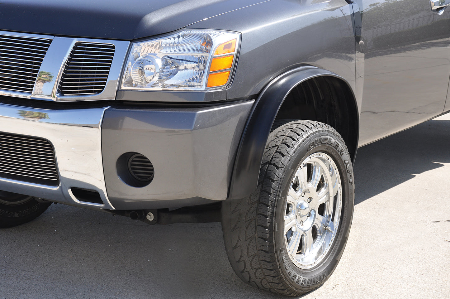 Pacer Performance - 52-171 - Fender Extension Molding - 52-171 Flexy Flare Rubber Fender Extensions Heavy Duty Extra Wide, 4-1/4" x 58" Pair - P/N: 52-171