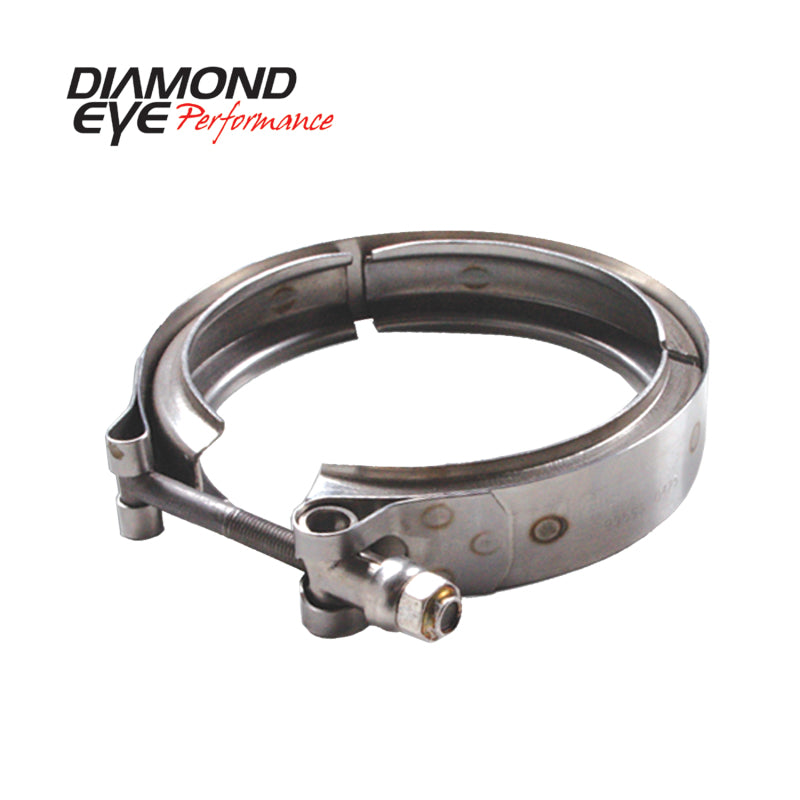 Diamond Eye Performance V-Band Exhaust Clamp for 4-Inch HX40-Style Turbo Pipe, Part Number depVC400HX40