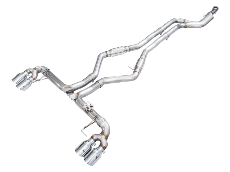 AWE Tuning 22-26 BMW M240i G42 Track Edition Exhaust with Chrome Silver Tips