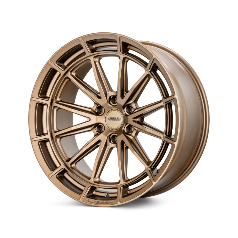 Vossen HFX-5 22x9.5 Satin Bronze Forged Wheel with 6x139.7 Bolt Pattern and Deep Face Design