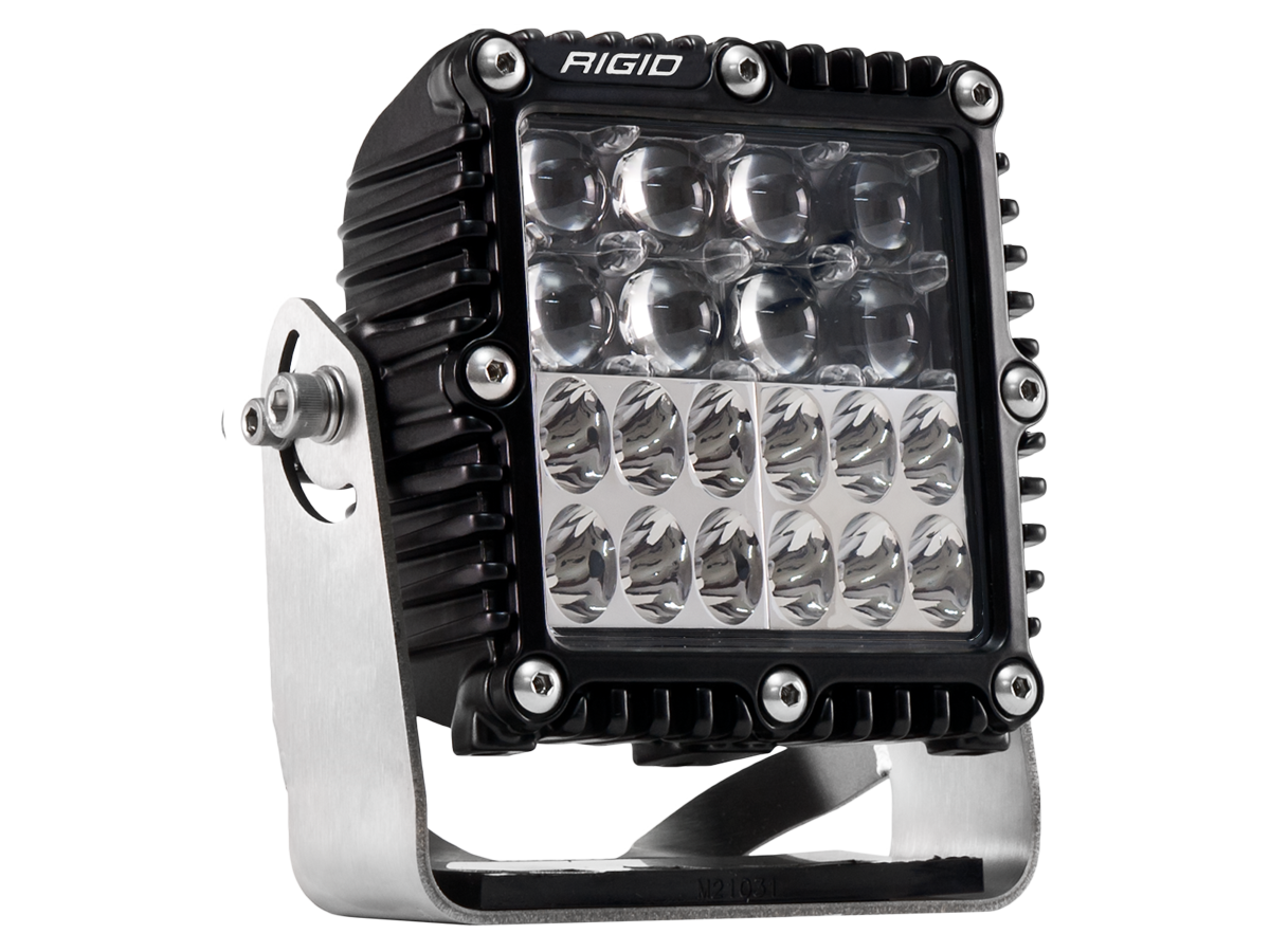 Rigid Industries - 544813 - Auxiliary Light - Hyperspot/Driving Combo Black Housing Q-Series Pro