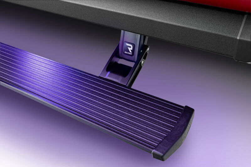 AMP Research PowerStep XL Electric Running Boards, Part Number 77154-01A, for Chevrolet Silverado and GMC Sierra Crew Cab