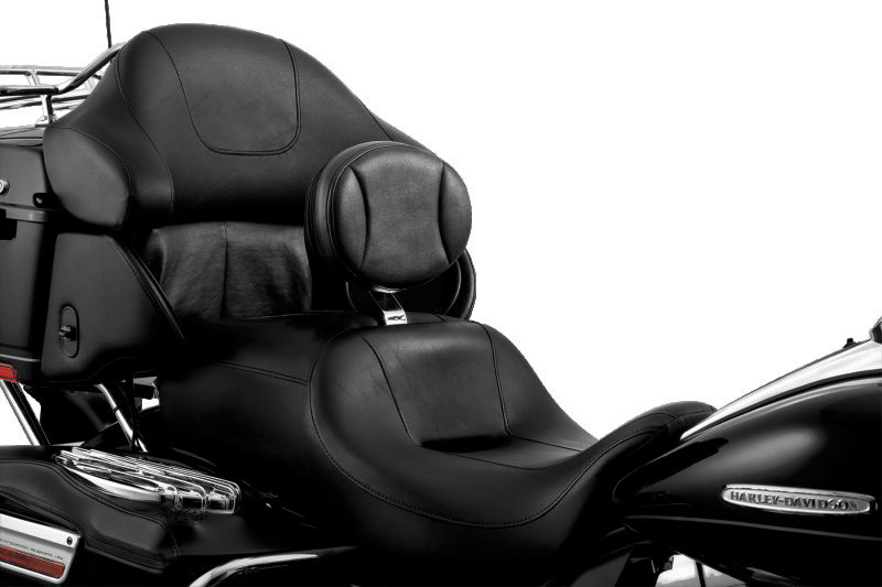 Kuryakyn Plug-In Driver Backrest for 1997-Up Harley-Davidson Touring Models, Chrome - Part 1670