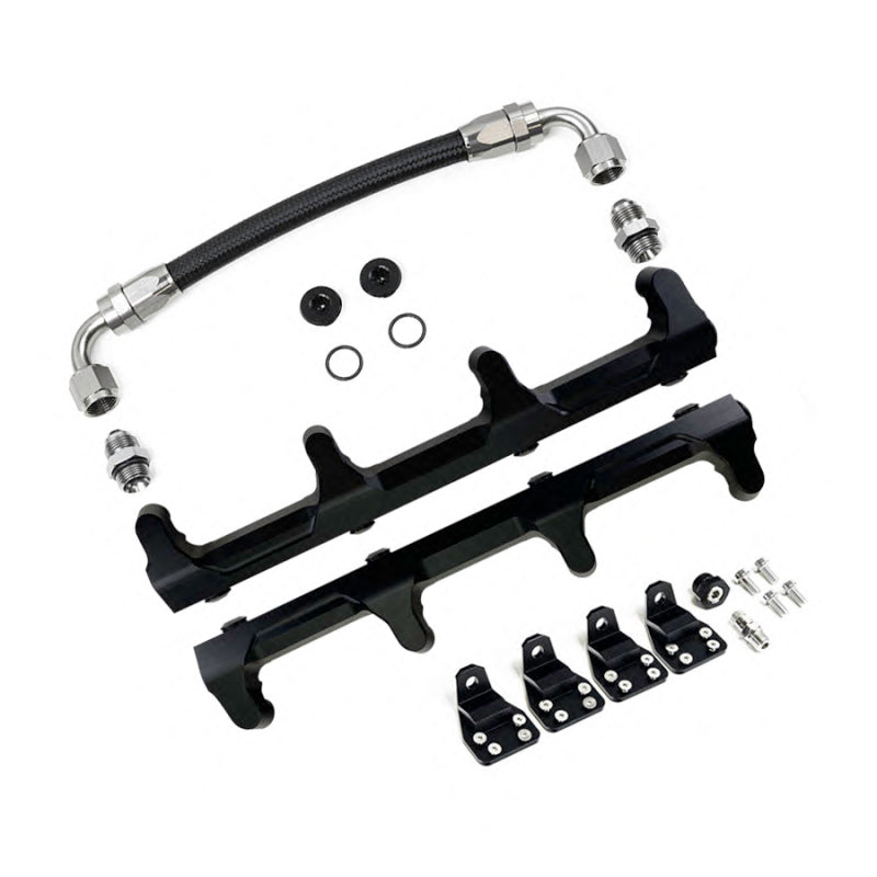 DeatschWerks DWK7-205 Chevrolet LSA/LS9 Fuel Rails with Crossover