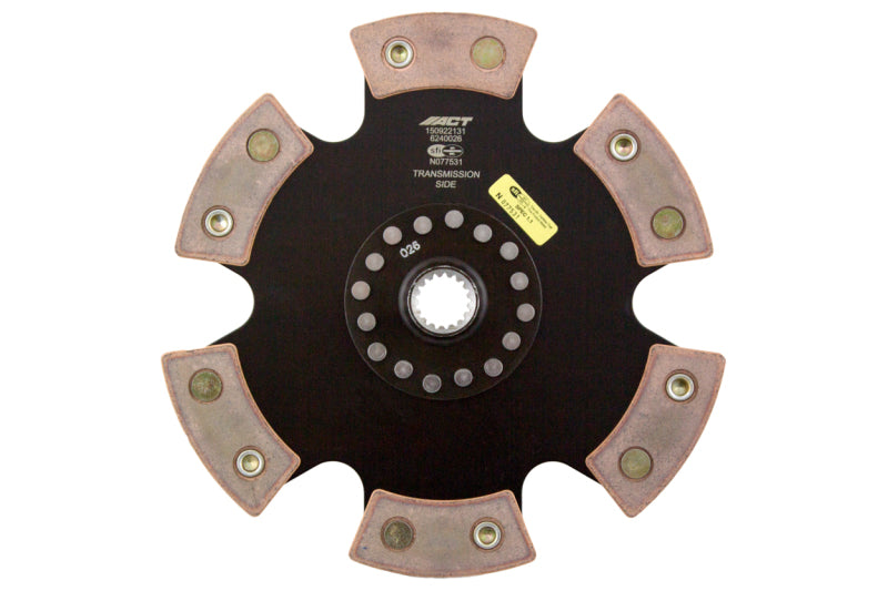 ACT 6240026 6-Pad Rigid Race Clutch Disc for 2003-2005 Dodge Neon
