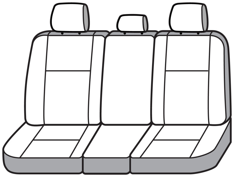 Covercraft 19-20 Ford F150 Polycotton SeatSaver Custom Front Row Seat Covers - Charcoal