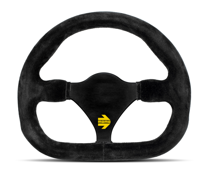 Momo MOD27 Steering Wheel 270 mm - Black Suede/Black Spokes