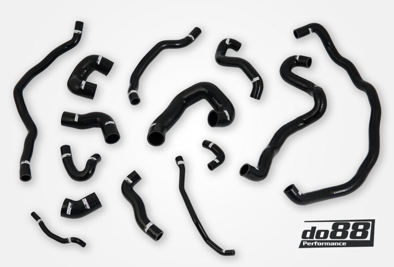 do88 Coolant Hose Kit for BMW 135i/335i N54 (E82/E88/E9X) - Black