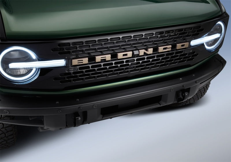 Ford Racing frpM-1447-BLBR 2021+ Bronco Grille Lettering Overlay Kit - Sinister Bronze
