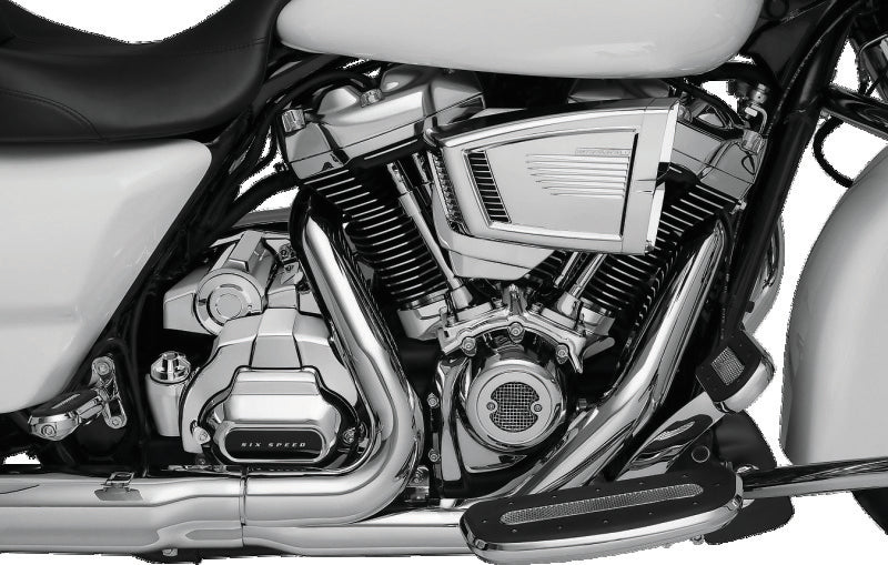 Kuryakyn 6412 Precision Transmission Shroud Chrome for Harley-Davidson Touring Models