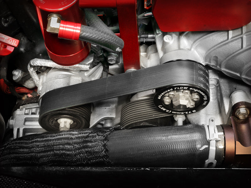 aFe POWER 79-10007 2.85-Inch Supercharger Power Pulley Kit with Hub for Dodge Challenger and Charger Hellcat 6.2L V8