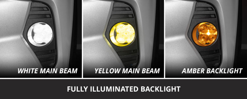 Diode Dynamics SS3 Add-On Fog Light Kit for Toyota RAV4, Yellow Sport, Part Number dioDD8820