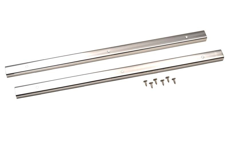Kentrol 30415 Polished Silver Entry Guards for 1955-1983 Jeep CJ5, Pair