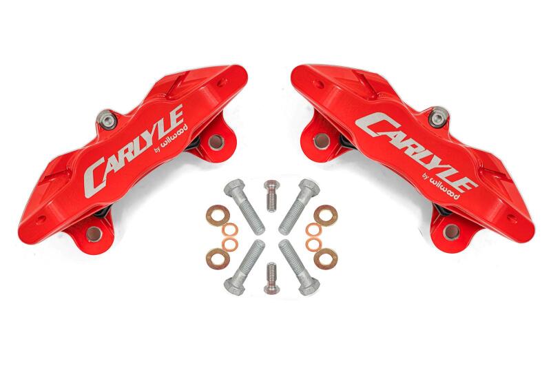 BMR Suspension Chevrolet Corvette and Camaro Brake Calipers for 15-Inch Conversion Kit - Red, Part Number BMRDBK355