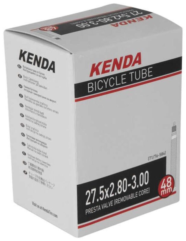 Kenda KDA12275018 27.5 x 2.8–3.0 RV48 1.00 mm Powersports Inner Tube