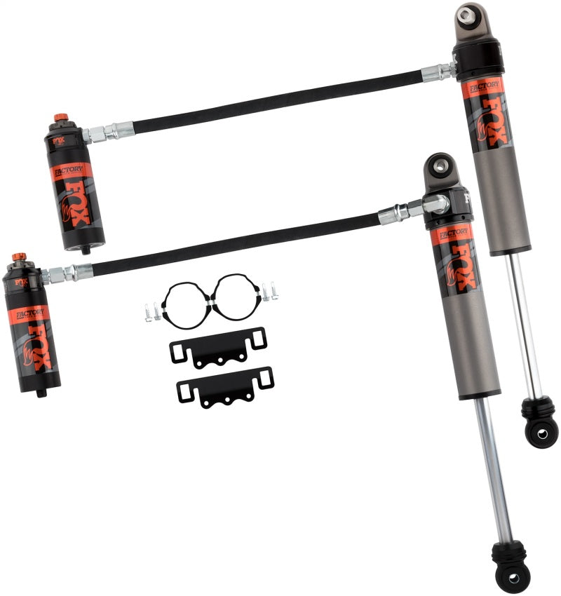 FOX Performance Elite 2.5 Factory Race Series Front Shocks for 2018+ Jeep Wrangler JL, 0-1.5-Inch Lift, Remote Reservoir, Part Number 883-26-049