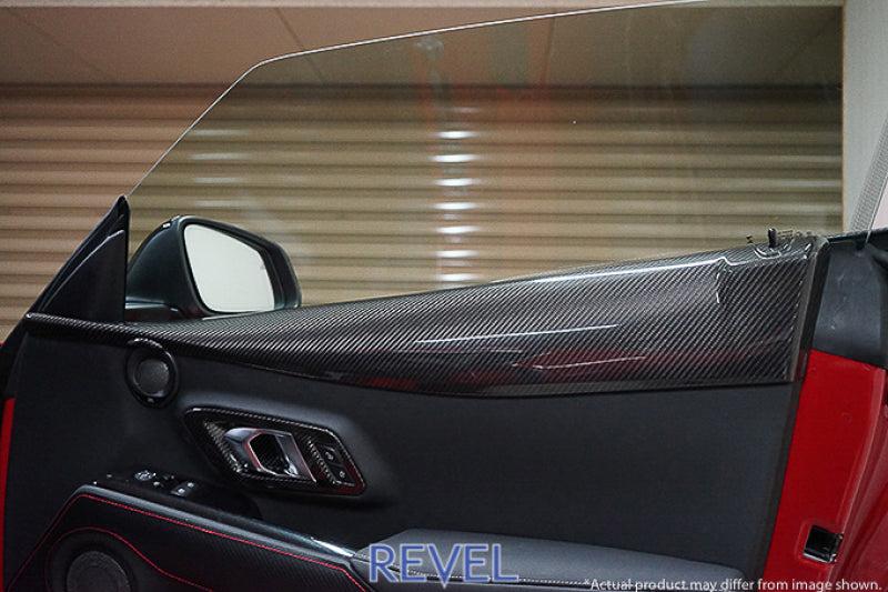 Revel - rvl1TR4GT0AT01 - GT Dry Carbon Door Trim Cover for 2020 Toyota GR Supra