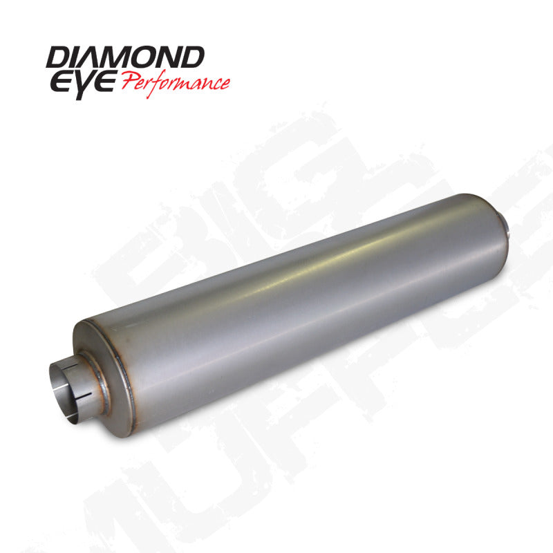 Diamond Eye Performance DEP800465 Big Dog 5-Inch Chambered Exhaust Muffler, Aluminized Steel