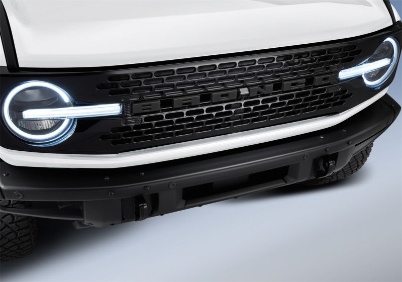 Ford Racing frpM-1447-BLMB 2021+ Bronco Grille Lettering Overlay Kit - Matte Black