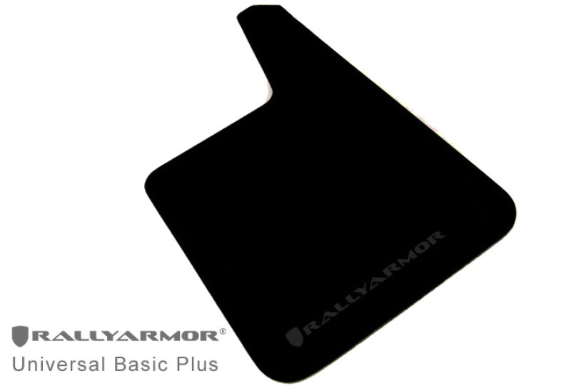 Rally Armor ralMF20-BAS-RD Basic Plus Black Mud Flaps with Red Logo