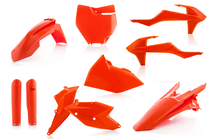 Acerbis 16-18 KTM 125-450 SX/SX-F/XC-F Full Plastic Kit, Orange