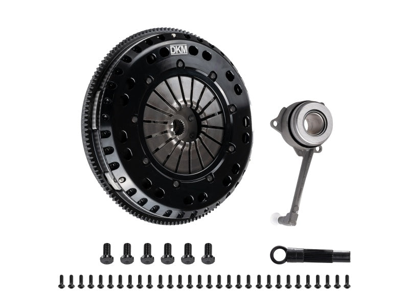 DKM Clutch MS Twin Disc Clutch Kit with Steel Flywheel for BMW E34, E36, E39, E46 and Z3, 660 ft-lb