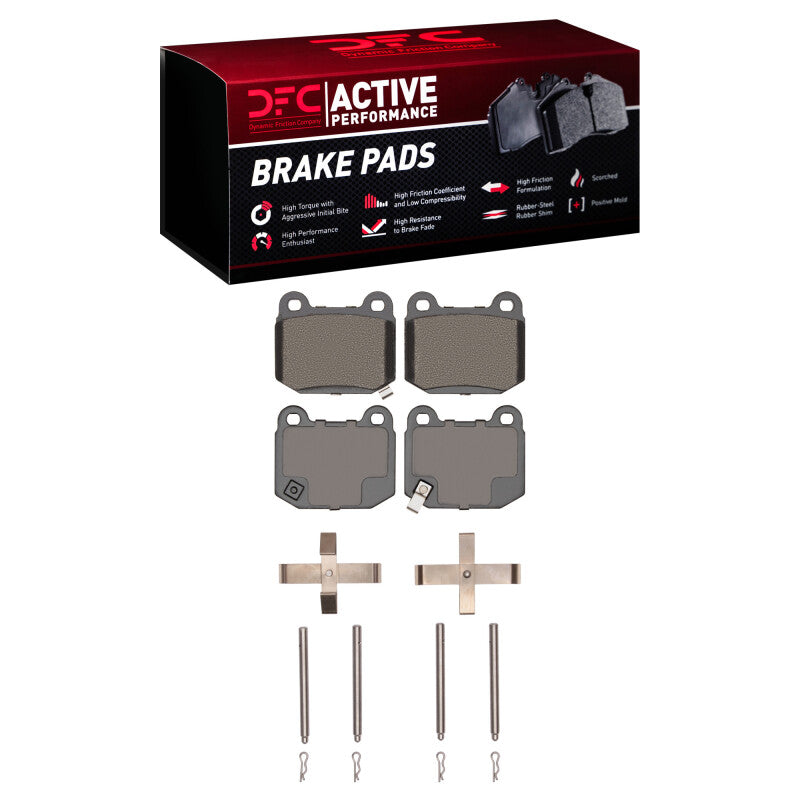DFC 03-25 Infiniti G35 Rear Active Performance Brake Pads and Hardware Kit