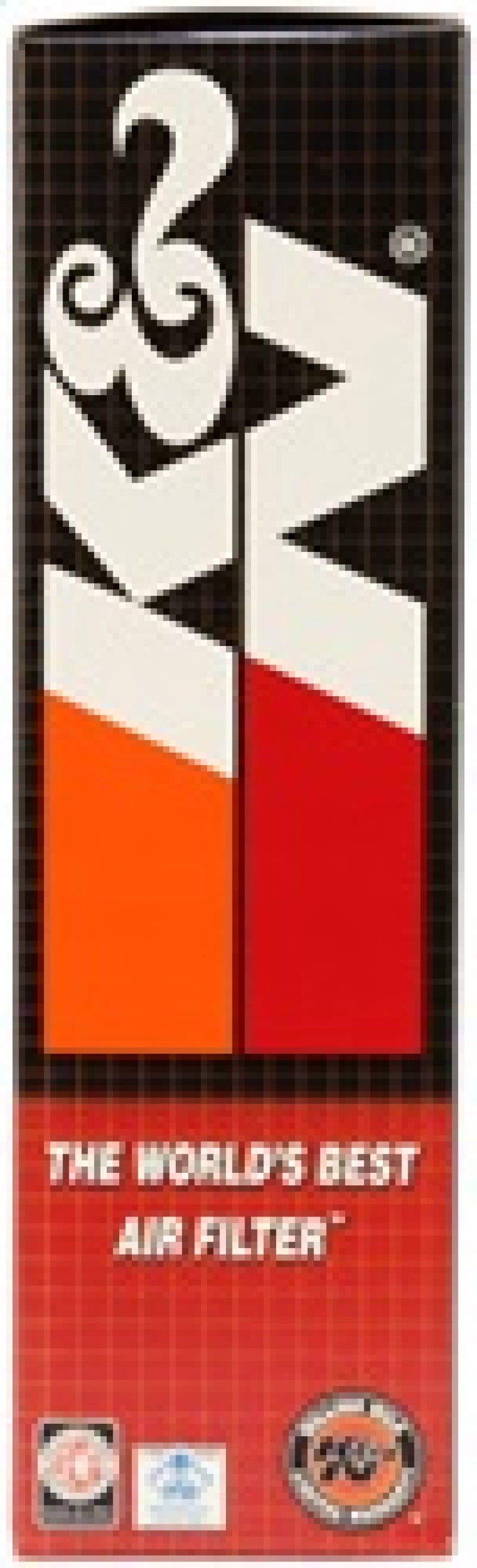 K&N Engineering 33-2484 High-Flow Replacement Air Filter for Porsche 911