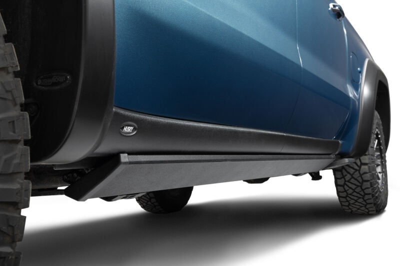AMP Research PowerStep Plug-N-Play Automatic Running Boards, Part Number 76255-01A, for 2022-2026 Chevrolet Silverado and GMC Sierra