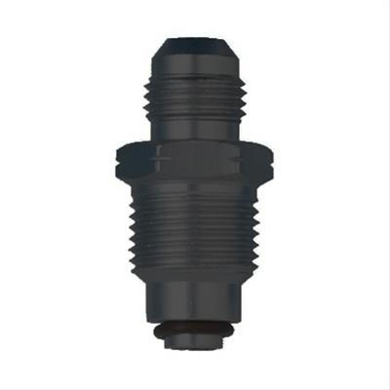Fragola fra491963-BL -6AN x 16mm x 1.5 Male Adapter-F.I. - Black