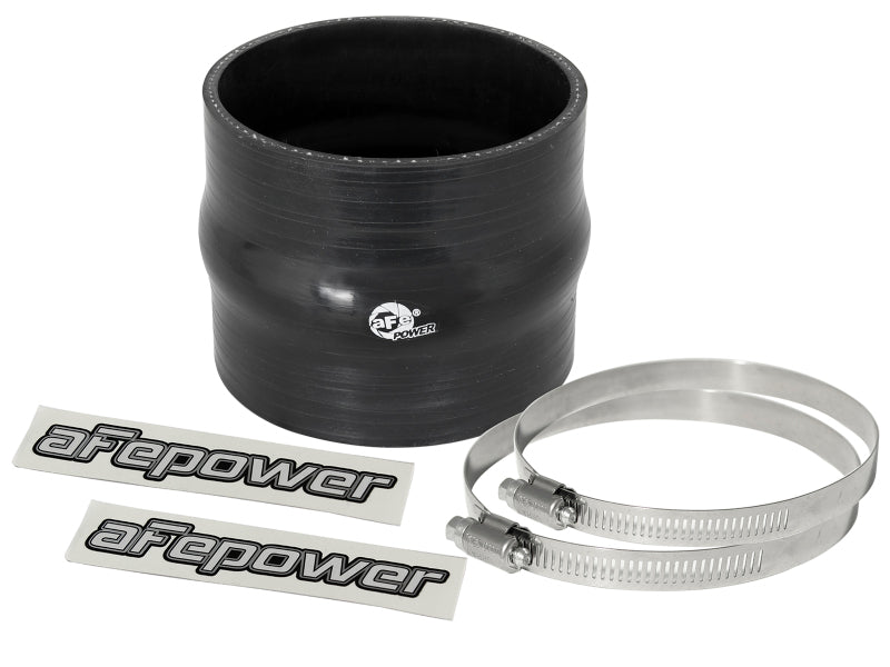 aFe Magnum FORCE Silicone Replacement Coupling Kit, 3.5-Inch ID x 3-Inch Length, Straight Hump Coupler, Part Number 59-00045