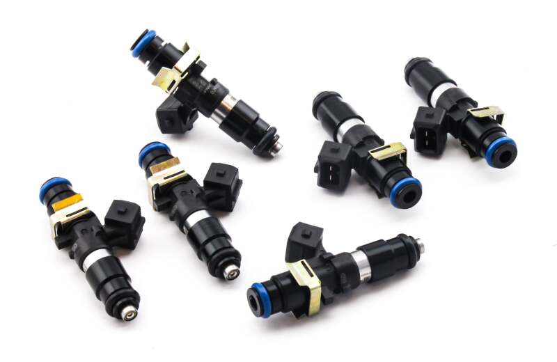 DeatschWerks Bosch EV14 1200cc Fuel Injectors, Set of 6, Toyota Supra TT 1993-1998, 14mm O-Ring, Part Number dwk16MX-14-1200-6