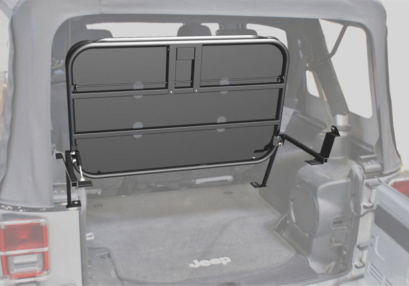Rampage RAM86623 Rear Sport Rack for 2007-2018 Jeep Wrangler JK - Black