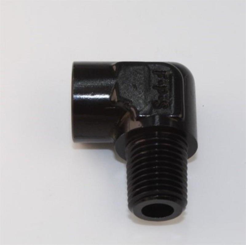 Fragola fra491401-BL 1/8 Pipe 90-Degree Male/Female Elbow - Black