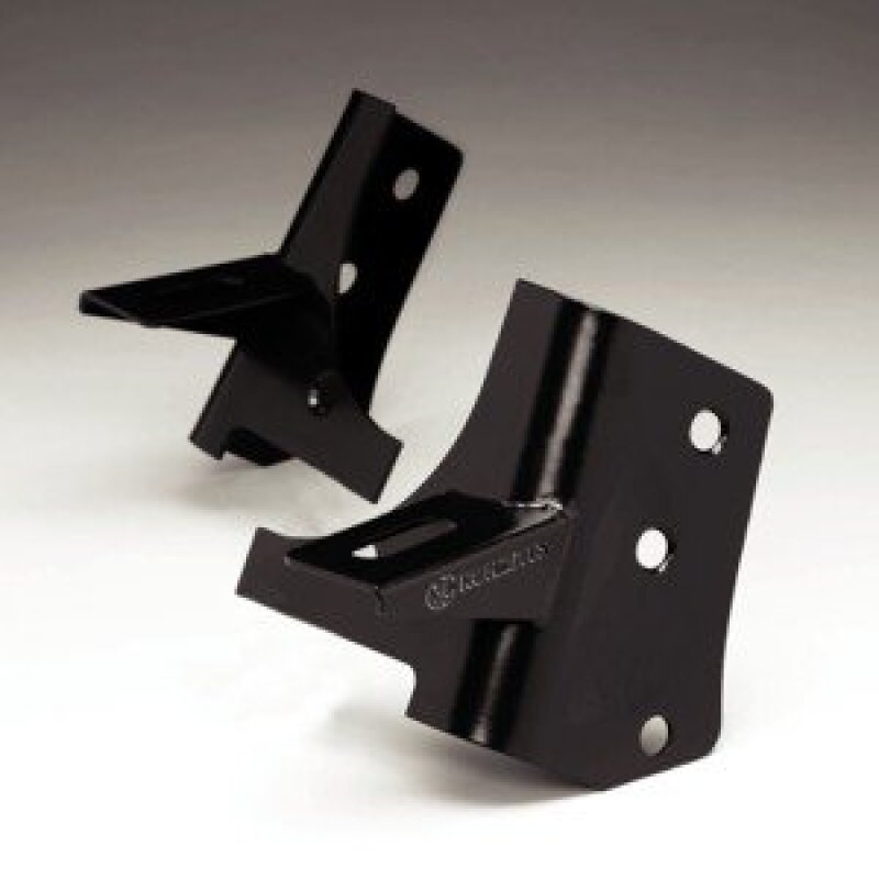 KC HiLiTES 7311 Windshield Hinge Light Mount Brackets for 1997-2006 Jeep Wrangler TJ, Black Pair